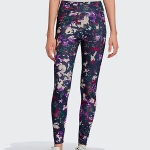 adidas Originals Tights Womens Multicolor Floral High Rise Training Size Small